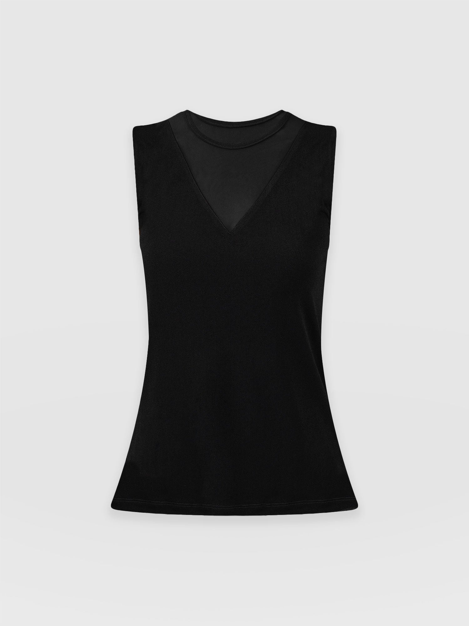 Maeve Mesh Vest - Black